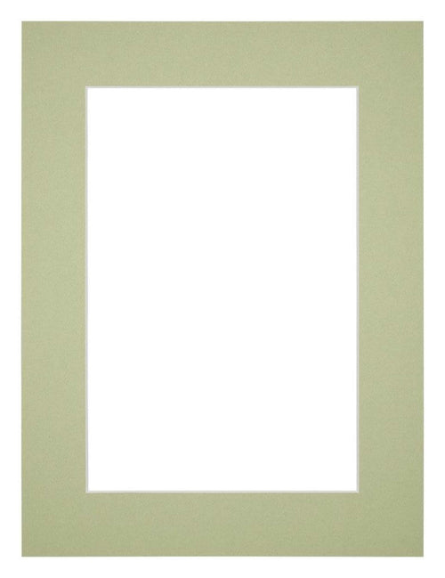 Passepartout Dimensione Cornice 18x24 cm - Formato Immagine 9x13 cm - Menta Verde