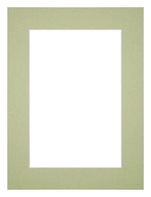 Passepartout Dimensione Cornice 75x100 cm - Formato Immagine 60x90 cm - Menta Verde
