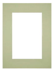 Passepartout Dimensione Cornice 45x60 cm - Formato Immagine 30x45 cm - Menta Verde