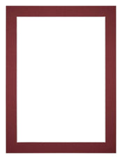 Passepartout Dimensione Cornice 45x60 cm - Formato Immagine 40x55 cm - Vino Rosso