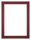 Passepartout Dimensione Cornice 60x80 cm - Formato Immagine 55x75 cm - Vino Rosso