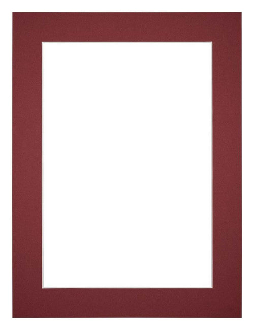 Passepartout Dimensione Cornice 48x68 cm - Formato Immagine 40x50 cm - Vino Rosso