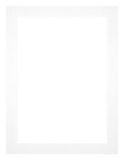 Passepartout Dimensione Cornice 36x48 cm - Formato Immagine 30x40 cm - Bianco