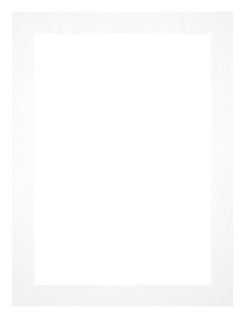 Passepartout Dimensione Cornice 36x48 cm - Formato Immagine 30x40 cm - Bianco