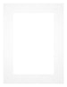 Passepartout Dimensione Cornice 68x98 cm - Formato Immagine 60x90 cm - Bianco