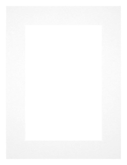 Passepartout Dimensione Cornice 75x100 cm - Formato Immagine 60x90 cm - Bianco