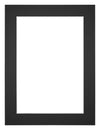 Passepartout Dimensione Cornice 46x61 cm - Formato Immagine 40x50 cm - Nero