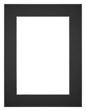 Passepartout Dimensione Cornice 18x24 cm - Formato Immagine 9x13 cm - Nero