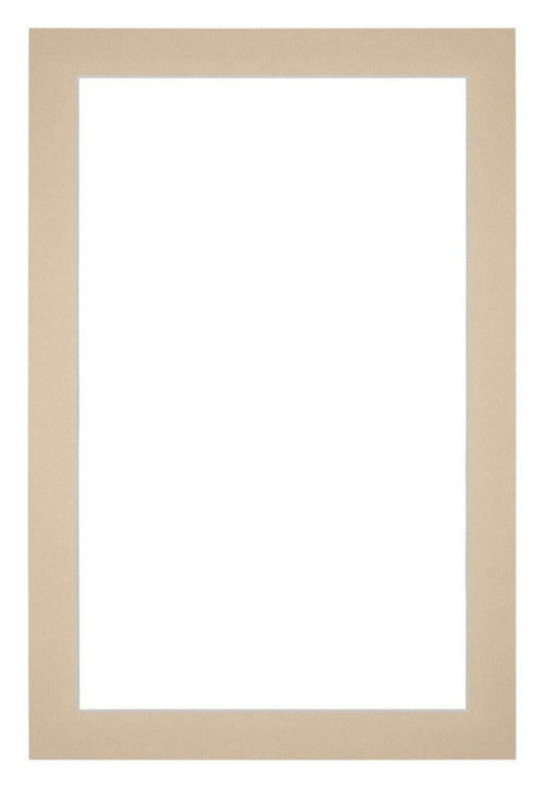 Passepartout Dimensione Cornice 40x60 cm - Formato Immagine 35x55 cm - Beige