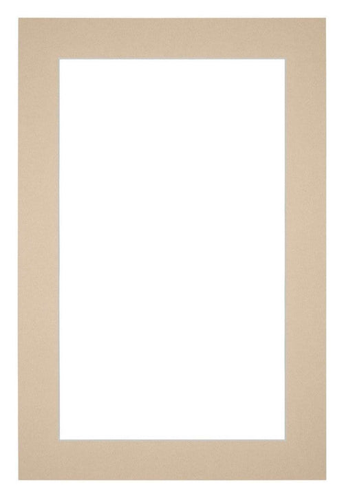 Passepartout Dimensione Cornice 20x30 cm - Formato Immagine 15x20 cm - Beige