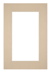 Passepartout Dimensione Cornice 61x91,5 cm - Formato Immagine 49x79,5 cm - Beige