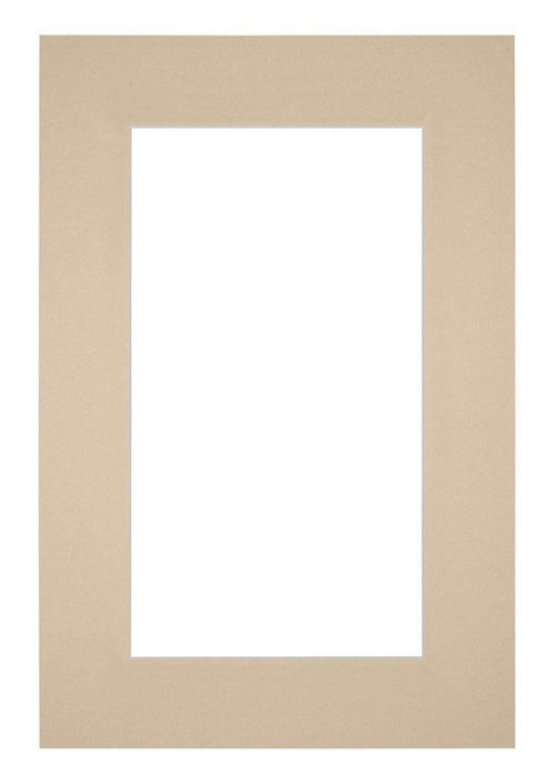 Passepartout Dimensione Cornice 61x91,5 cm - Formato Immagine 49x79,5 cm - Beige