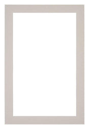 Passepartout Dimensione Cornice 60x90 cm - Formato Immagine 55x85 cm - Granito Grigio