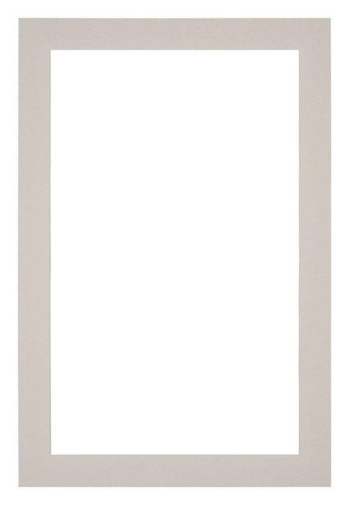 Passepartout Dimensione Cornice 60x90 cm - Formato Immagine 55x85 cm - Granito Grigio