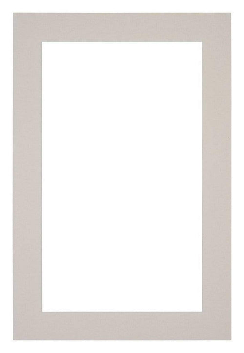 Passepartout Dimensione Cornice 20x30 cm - Formato Immagine 15x20 cm - Granito Grigio