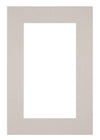 Passepartout Dimensione Cornice 62x93 cm - Formato Immagine 50x80 cm - Granito Grigio
