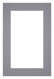 Passepartout Dimensione Cornice 30x45 cm - Formato Immagine 20x35 cm - Grigio