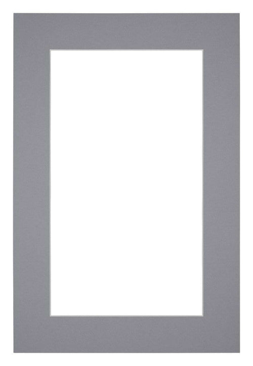 Passepartout Dimensione Cornice 30x45 cm - Formato Immagine 20x35 cm - Grigio