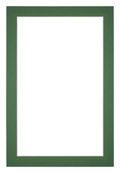 Passepartout Dimensione Cornice 61x91,5 cm - Formato Immagine 55x85 cm - Foresta Verde