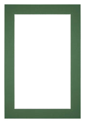 Passepartout Dimensione Cornice 62x93 cm - Formato Immagine 55x85 cm - Foresta Verde