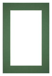 Passepartout Dimensione Cornice 61x91,5 cm - Formato Immagine 50x80 cm - Foresta Verde