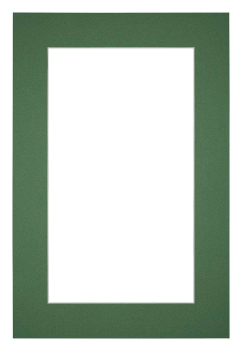 Passepartout Dimensione Cornice 62x93 cm - Formato Immagine 50x70 cm - Foresta Verde
