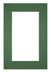 Passepartout Dimensione Cornice 61x91,5 cm - Formato Immagine 50x70 cm - Foresta Verde