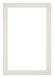 Passepartout Dimensione Cornice 60x90 cm - Formato Immagine 55x85 cm - Grigio Chiaro