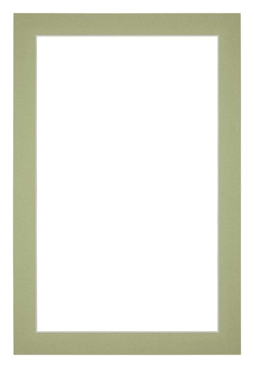 Passepartout Dimensione Cornice 61x91,5 cm - Formato Immagine 55x85 cm - Menta Verde