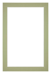 Passepartout Dimensione Cornice 60x90 cm - Formato Immagine 55x85 cm - Menta Verde