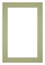 Passepartout Dimensione Cornice 20x30 cm - Formato Immagine 15x20 cm - Menta Verde