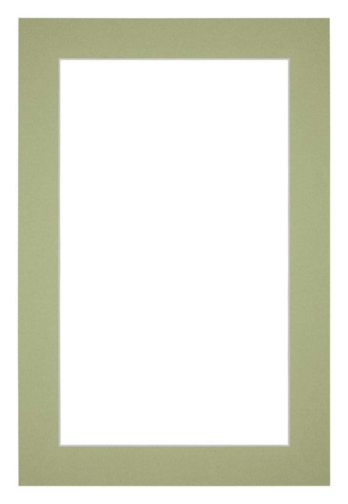 Passepartout Dimensione Cornice 20x30 cm - Formato Immagine 15x20 cm - Menta Verde