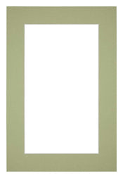 Passepartout Dimensione Cornice 60x90 cm - Formato Immagine 50x80 cm - Menta Verde