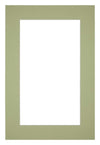 Passepartout Dimensione Cornice 62x93 cm - Formato Immagine 50x70 cm - Menta Verde