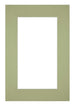 Passepartout Dimensione Cornice 62x93 cm - Formato Immagine 50x80 cm - Menta Verde