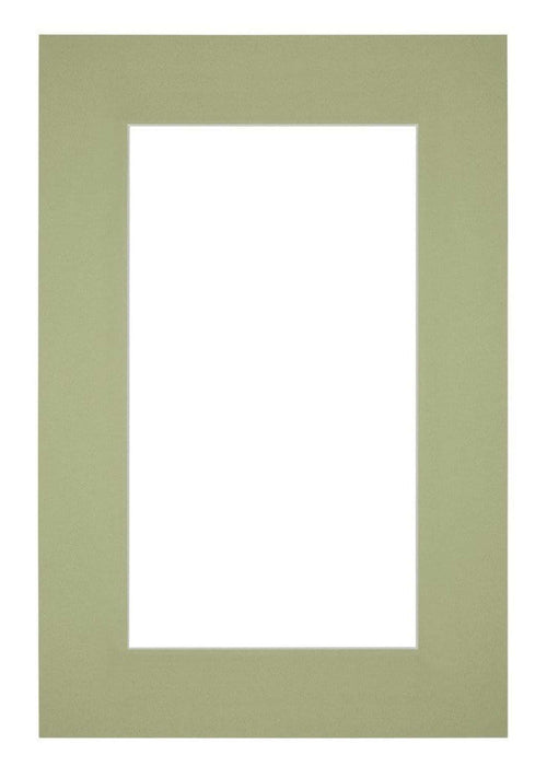 Passepartout Dimensione Cornice 61x91,5 cm - Formato Immagine 50x70 cm - Menta Verde