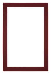 Passepartout Dimensione Cornice 40x60 cm - Formato Immagine 35x55 cm - Vino Rosso