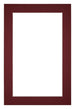 Passepartout Dimensione Cornice 20x30 cm - Formato Immagine 15x20 cm - Vino Rosso