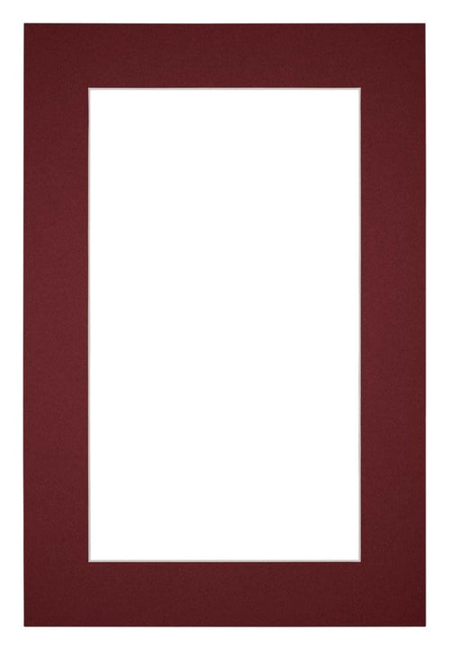 Passepartout Dimensione Cornice 62x93 cm - Formato Immagine 50x70 cm - Vino Rosso