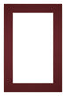 Passepartout Dimensione Cornice 62x93 cm - Formato Immagine 50x70 cm - Vino Rosso