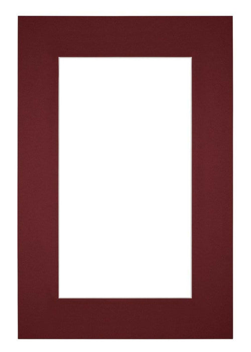 Passepartout Dimensione Cornice 61x91,5 cm - Formato Immagine 50x70 cm - Vino Rosso