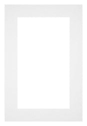 Passepartout Dimensione Cornice 36x48 cm - Formato Immagine 20x30 cm - Bianco