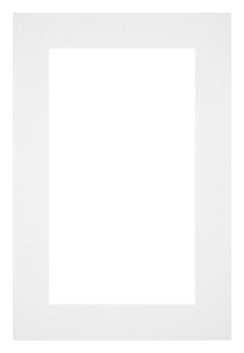 Passepartout Dimensione Cornice 36x48 cm - Formato Immagine 20x30 cm - Bianco