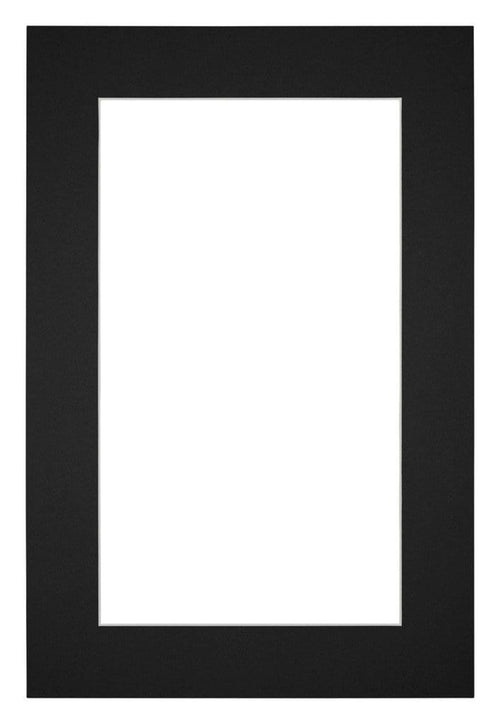 Passepartout Dimensione Cornice 40x60 cm - Formato Immagine 30x50 cm - Nero