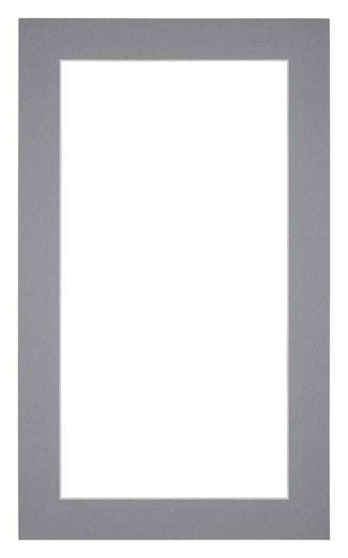 Passepartout Dimensione Cornice 30x50 cm - Formato Immagine 20x30 cm - Grigio