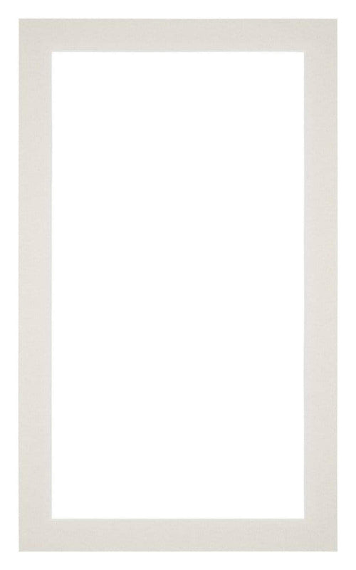 Passepartout Dimensione Cornice 30x50 cm - Formato Immagine 25x45 cm - Grigio Chiaro