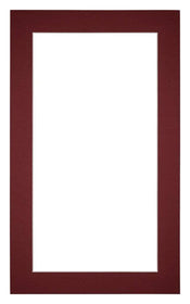 Passepartout Dimensione Cornice 30x50 cm - Formato Immagine 20x30 cm - Vino Rosso