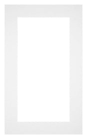 Passepartout Dimensione Cornice 30x50 cm - Formato Immagine 20x40 cm - Bianco