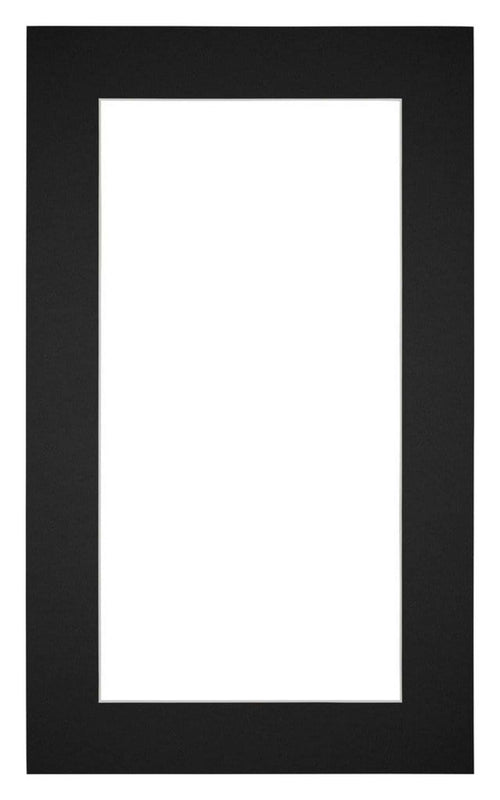 Passepartout Dimensione Cornice 30x50 cm - Formato Immagine 20x40 cm - Nero