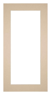 Passepartout Dimensione Cornice 20x40 cm - Formato Immagine 10x30 cm - Beige